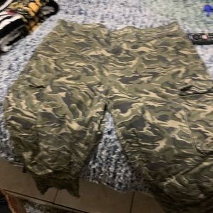 Camouflage cargo pants